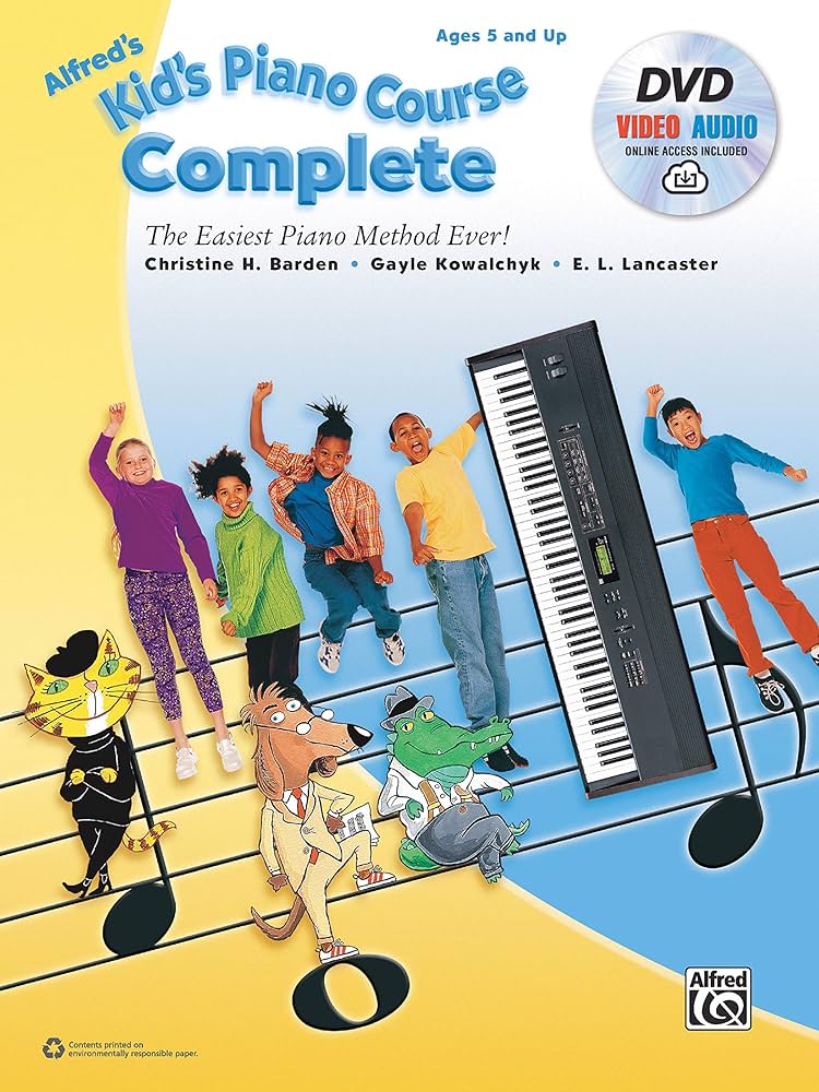 Alfred's Kid's Piano Course Complete: The Easiest Piano